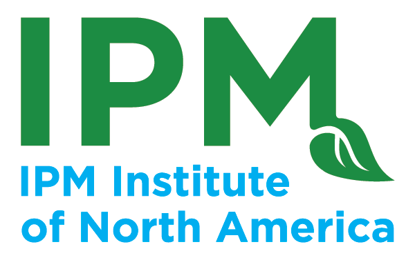 Green and blue IPM Logo white background