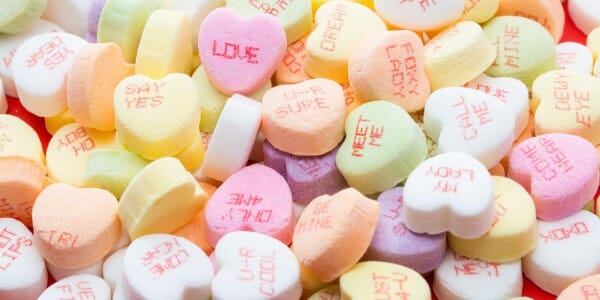Valentines Heart Candy