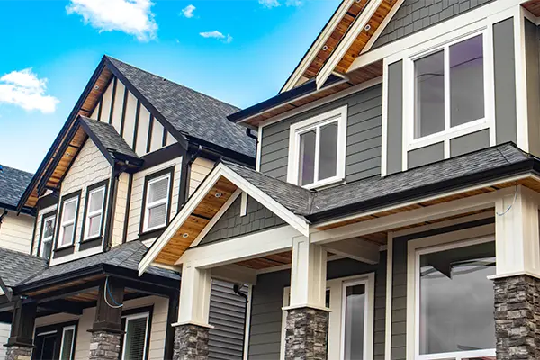 Single-family home in a suburban neighborhood, ideal for new homeowner pest control services in New York